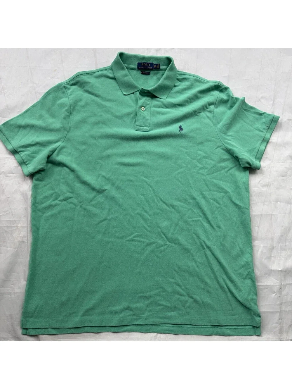 Polo Ralph Lauren Polo Shirts Men’s XXL Lot of 2 Green Pink Classic Fit Pony 2XL